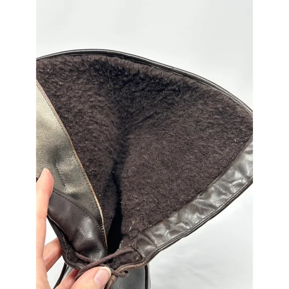 Salvatore Ferragamo Suede Accent Leather Boots, 9.5 - Picture 11 of 13